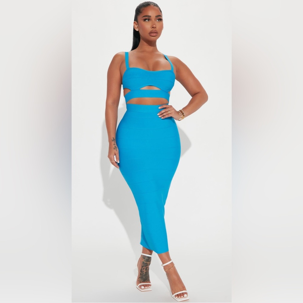 Fashion Nova Bandage Skirt Set